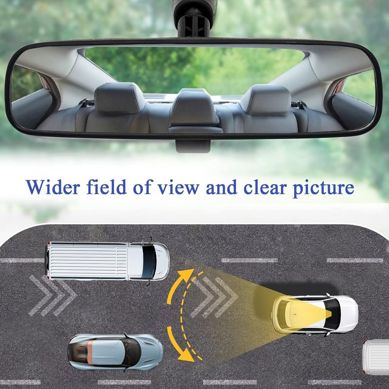 X4XZ Interior Rear View Mirror Assembly for Nissan Rogue Altima NV1500 NV2500 NV3500 Frontier Tiida Sentra Titan Fairlady 350Z 96321-2DR0A - Image 3